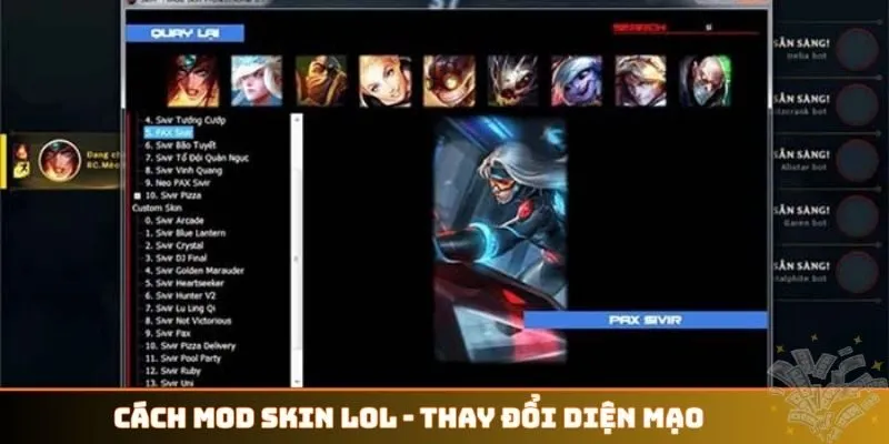 Cách Mod Skin LOL