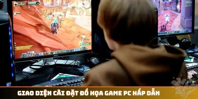 Giao diện cài đặt đồ họa game PC hấp dẫn