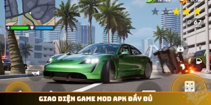 Giao diện game Mod APK đầy đủ